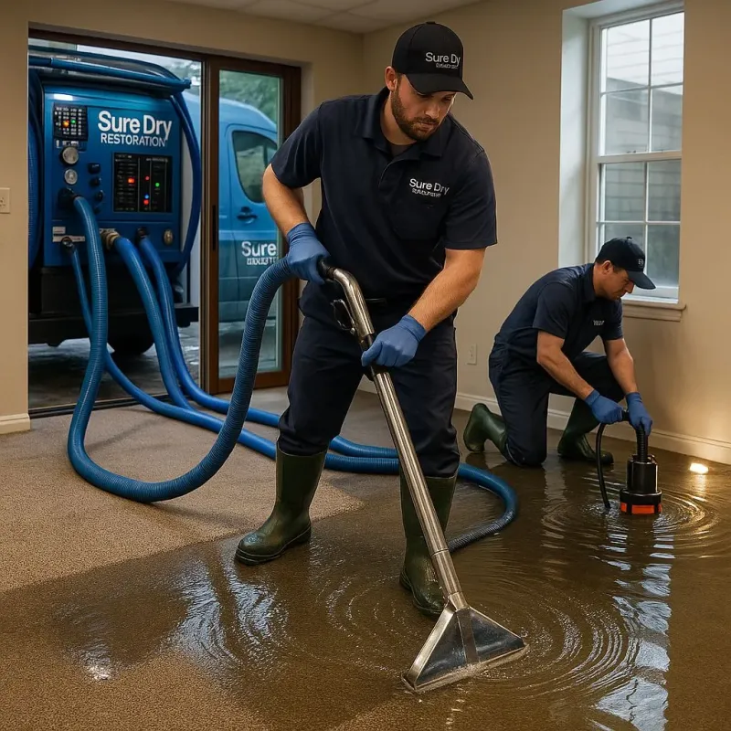 Water Extraction and Removal process in Lochmoor Waterway Estates, FL
